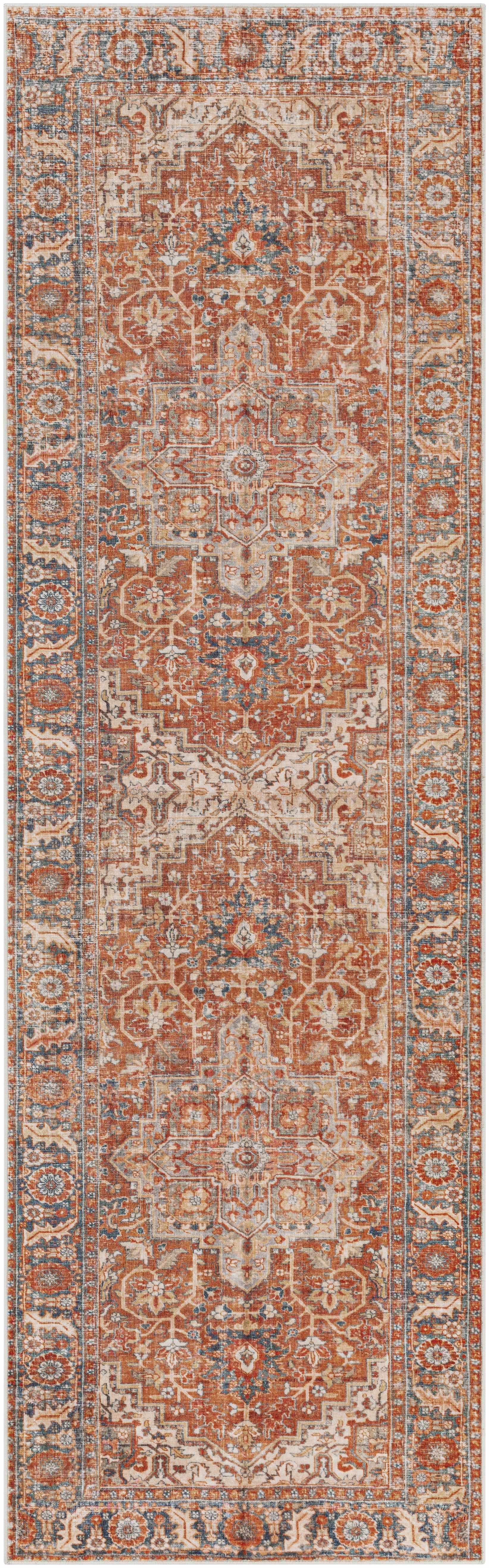 Cagayancillo Washable Area Rug Low Pile 0.08 Inch Classic - Rosetta Creative Boutique